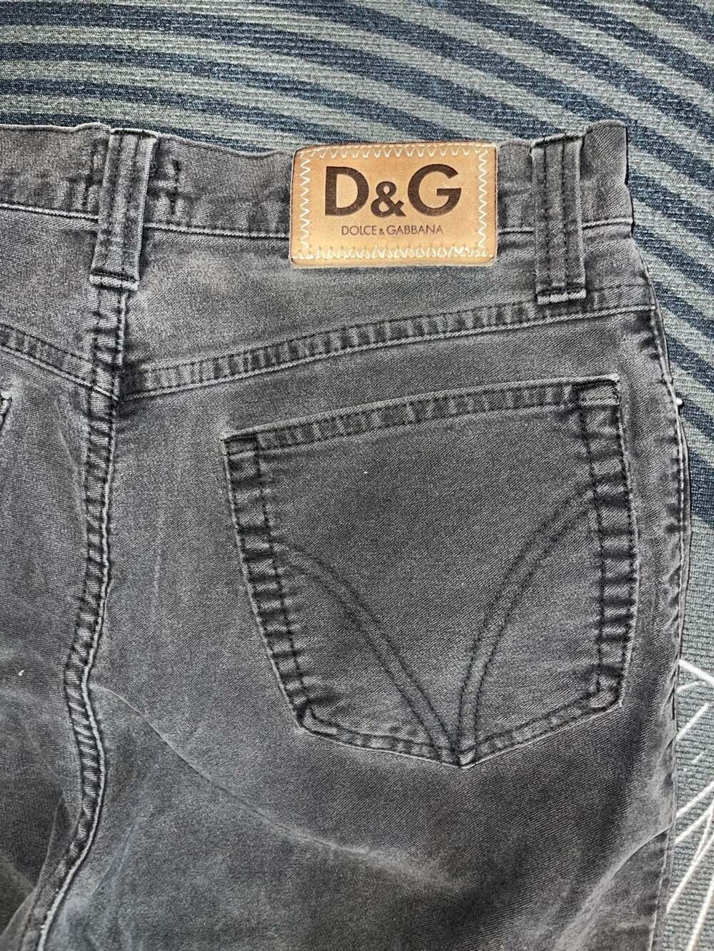 Women’s D&G Dolce & Gabbana Vintage Grey Denim Jeans Size 32x32